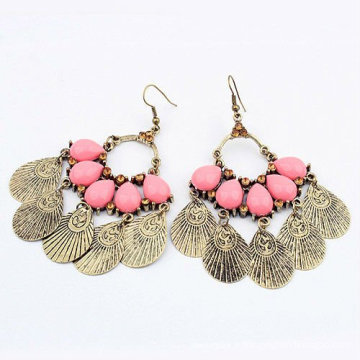 Europe Bohemian Style Water Drop Temperament Boucles d&#39;oreilles de charme Bijouterie de charme FE87